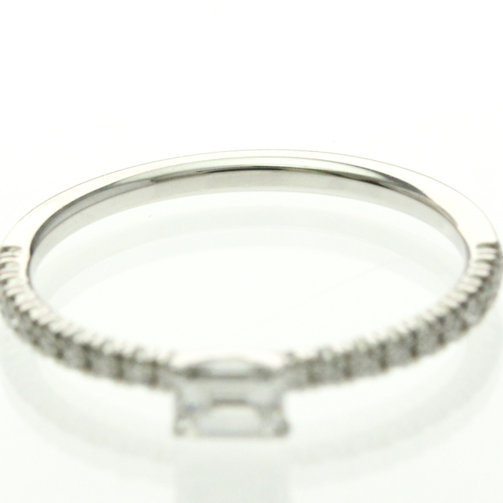 CARTIER Silver Diamond Ring - Picture 5 of 10